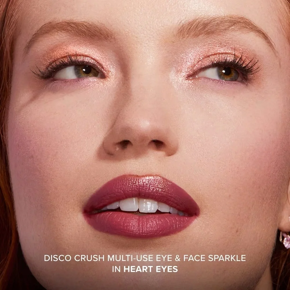 ‘Heart Eyes’ Disco Crush High Shine Glitter Eye + Face Sparkle